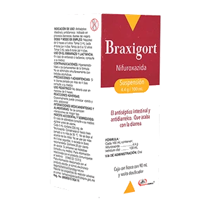 BRAXIGORT (NIFUROXAZIDA) 90ML SUSP