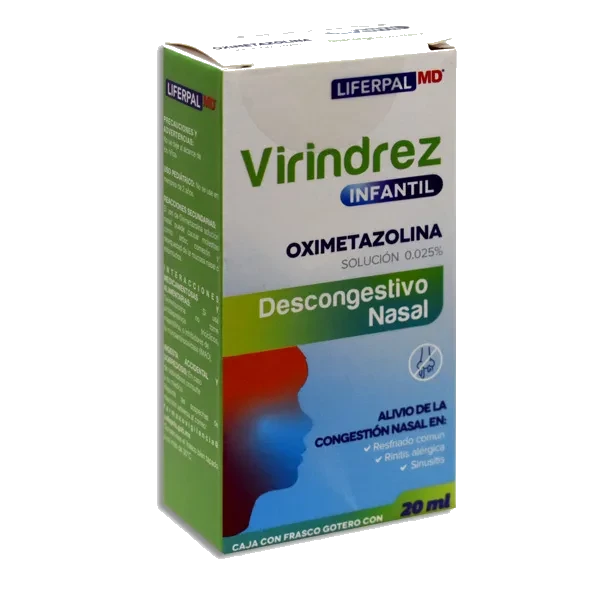 VIRINDREZ INF (OXIMETAZOLINA) 20ML SOL