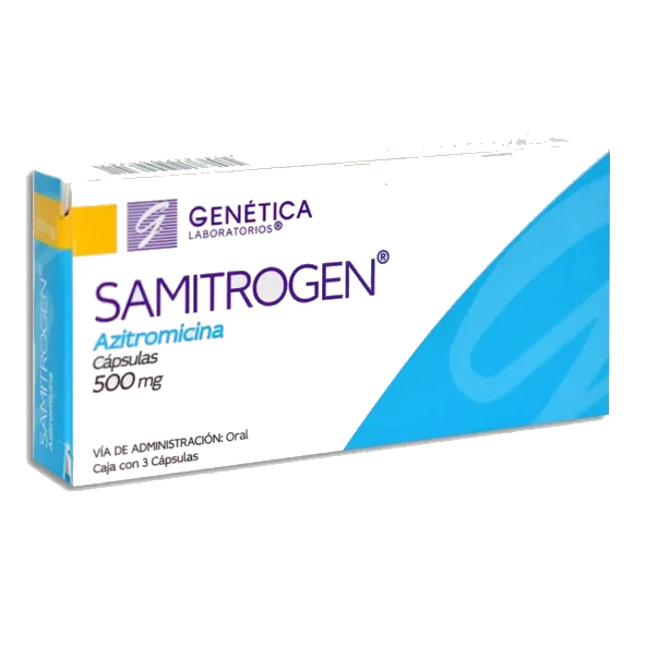 SAMITROGEN 3 CAPS 500 MG