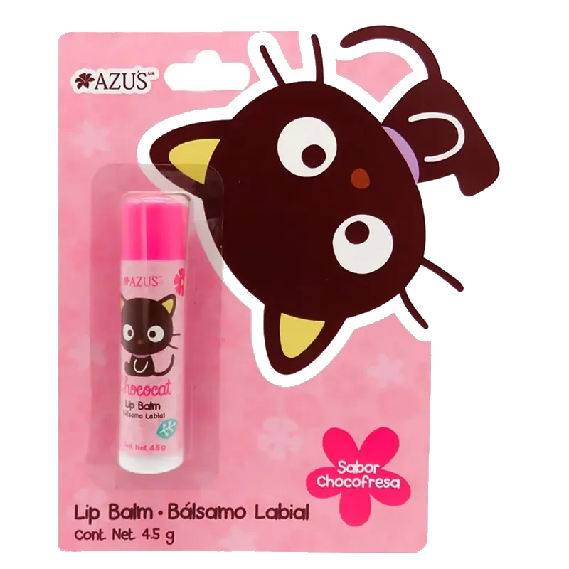 Chococat Bálsamo Labial Sabor Chocofresa De 4.5g