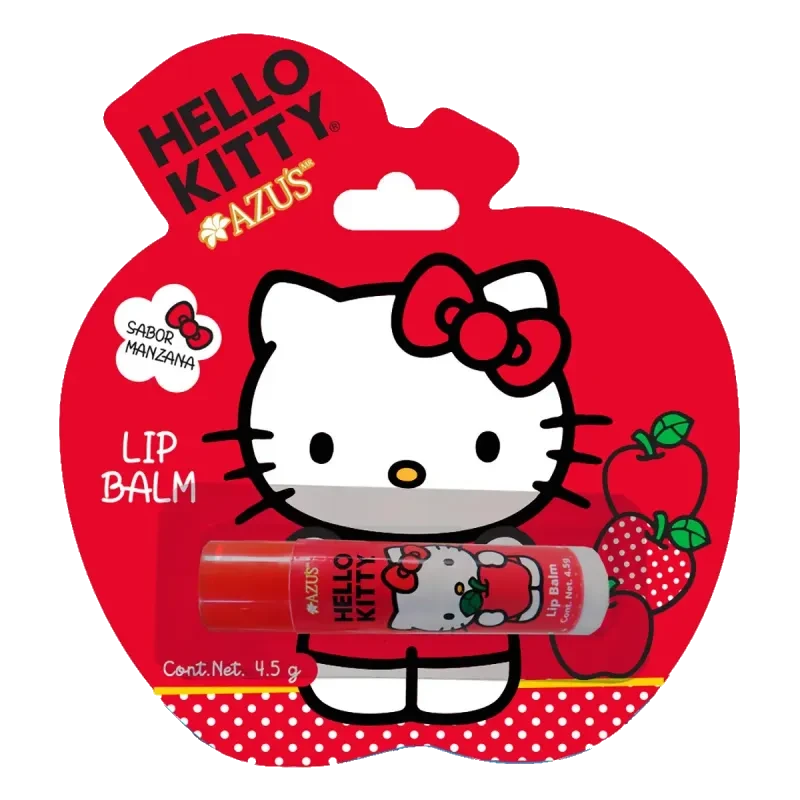 Lip Bal Hello Kitty Azu´s Sabor Manzana De 4.5 g