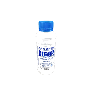 ALCOHOL DESNATURALIZADO 125 ML (DIBAR)
