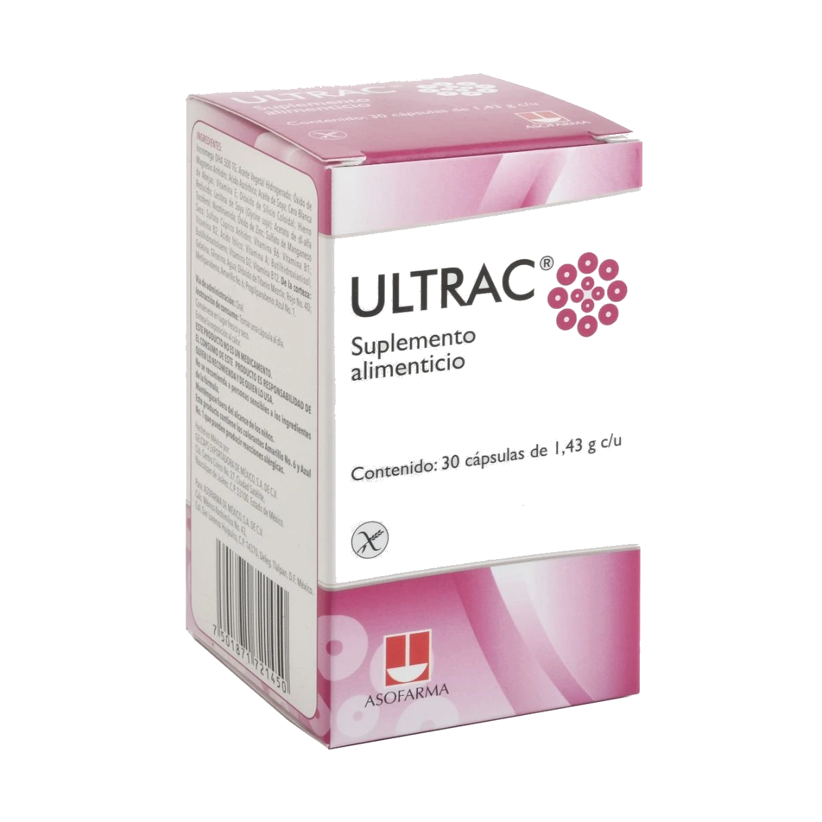 ULTRAC 1.43 G SUP ALIM 30 CAPS
