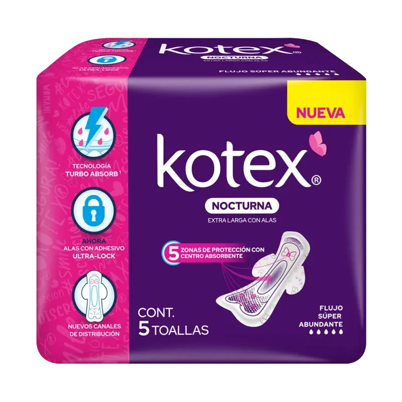 TAS SANIT KOTEX NAT FLEX NOCT C