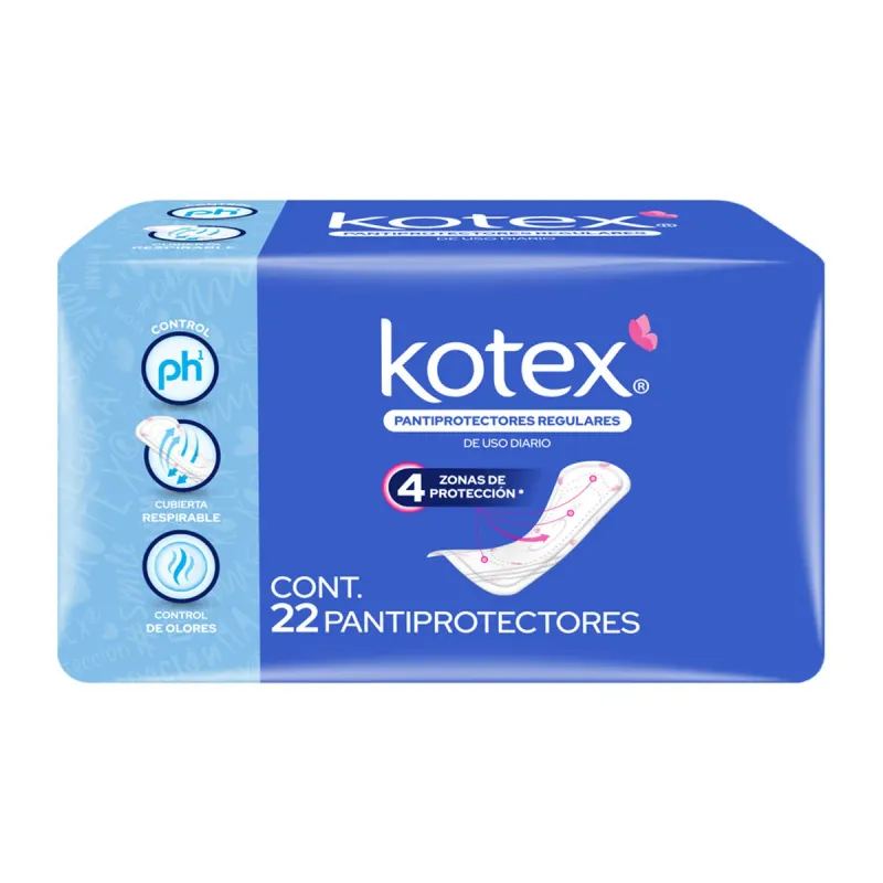 PANTIPROTECTORES KOTEX REGULAR C/22 *KCL*