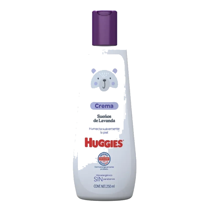 CRA HUGGIES SUENOS LAVANDA 250 ML