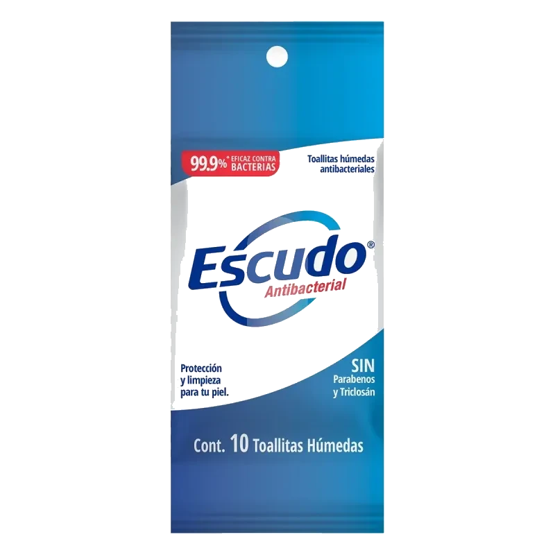 TAS HUM ANTIBAC ESCUDO SB C/10 S