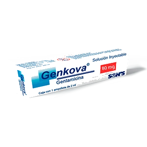 GENKOVA (GENTAMICINA 80MG/2ML) 1AMP SOL