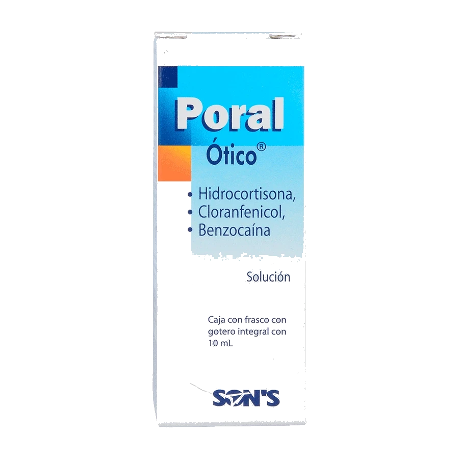 PORAL OTICO(BENZ/CLORAN/HIDROCO)10ML SOL