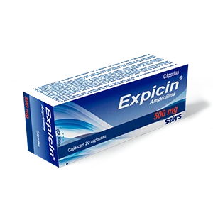 EXPICIN (AMPICILINA 500MG) 20CAPS