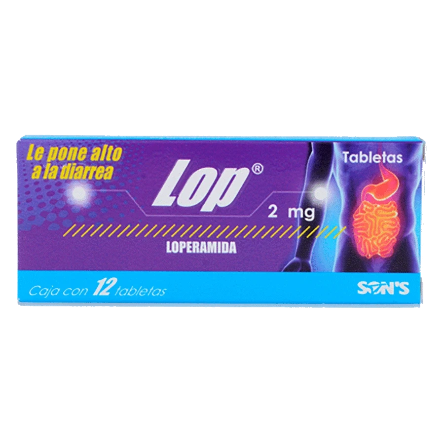 LOP (LOPERAMIDA 2MG) 12TABS