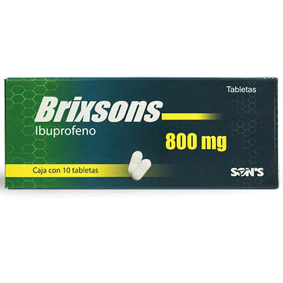 BRIXSONS (IBUPROFENO 800MG) 10TABS