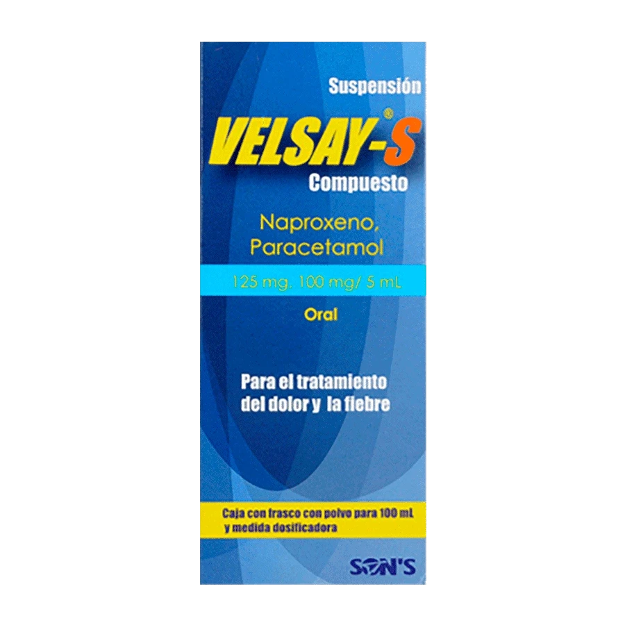 VELSAY-S (125MG/100MG/5ML) 100ML SOL