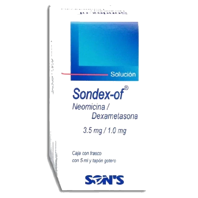 SONDEX-OF(NEOMICINA/DEXAMETASONA)5ML SOL