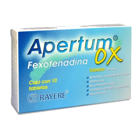 APERTUM OX 10 TAB 120 MG