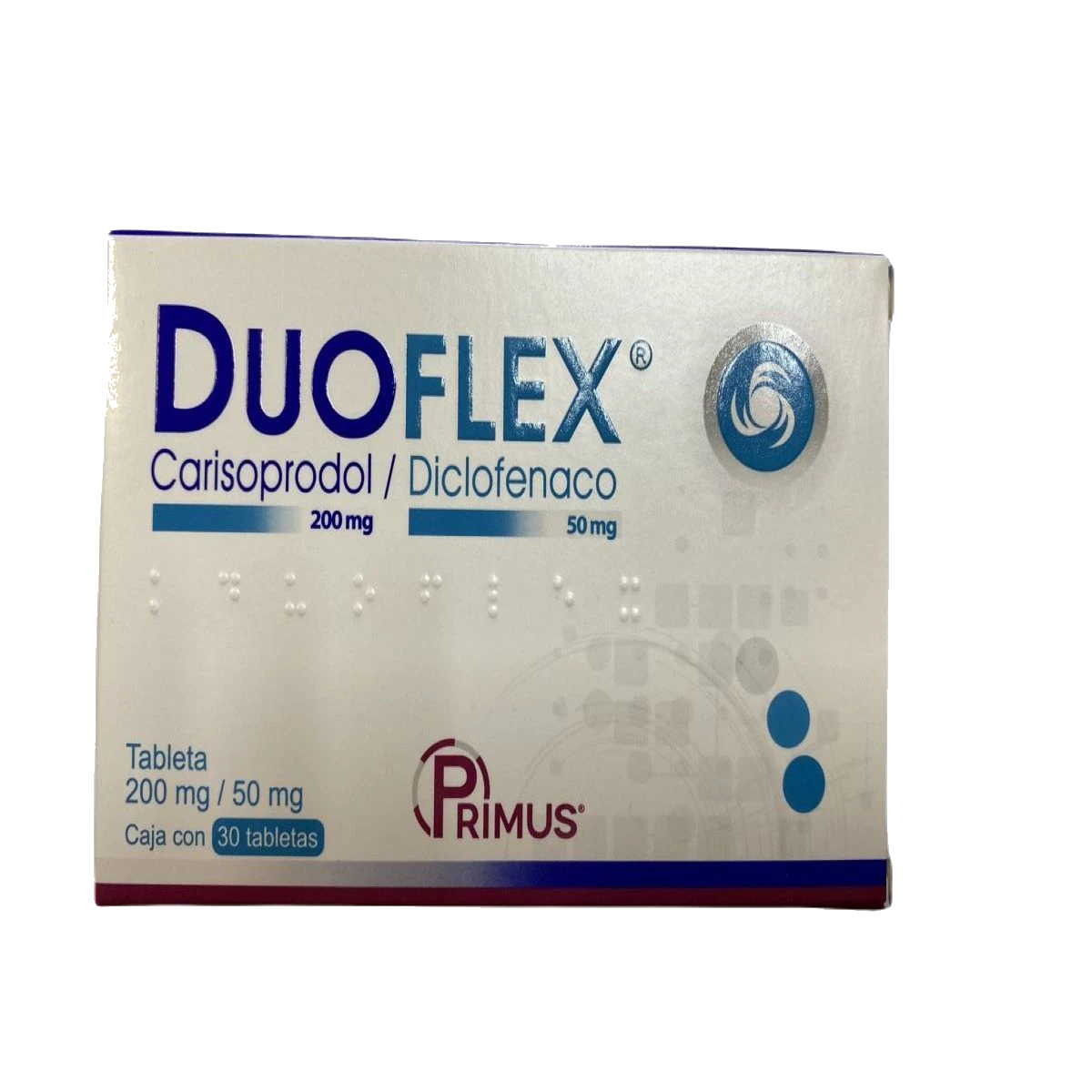 DUOFLEX 30 TAB 200/50 MG
