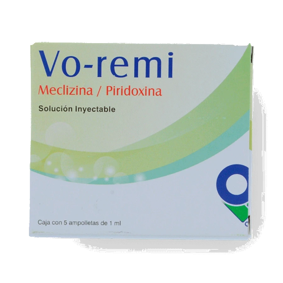 VO-REMI (MECLIZINA/PIRIDOXINA) 5AMP SOL