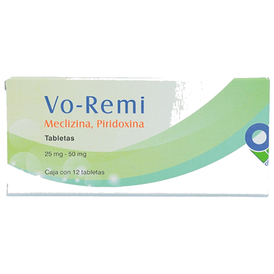 VO-REMI (MECLIZINA/PIRIDOXINA) 12TABS