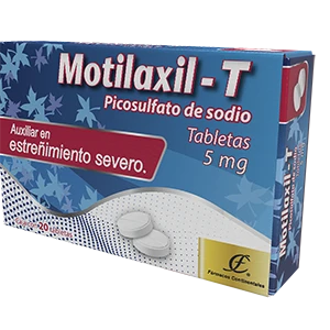 MOTILAXIL-T (PICOSULFATO NA5MG) 20TABS