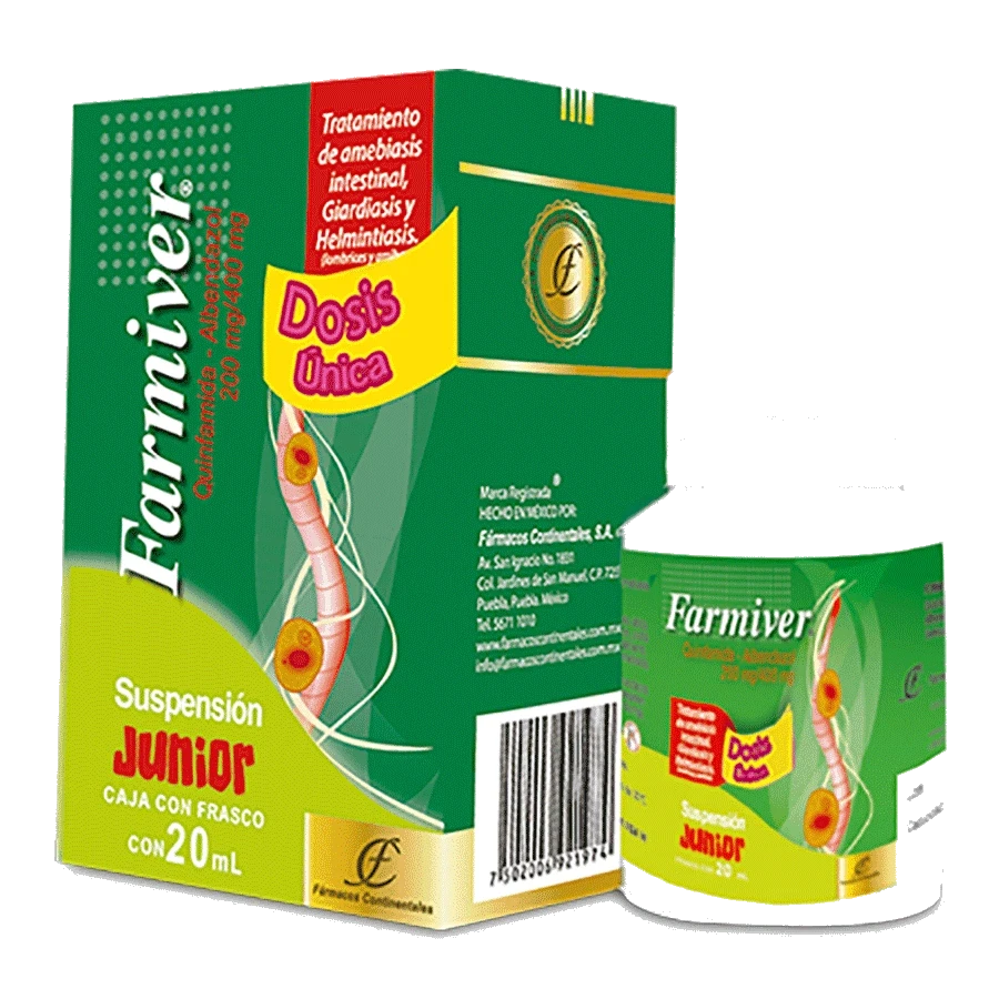 FARMIVER JUNIOR (QUINFA/ALBEND)20ML SUSP