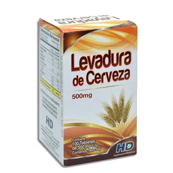 LEVADURA DE CERVEZA 500MG 100TABS