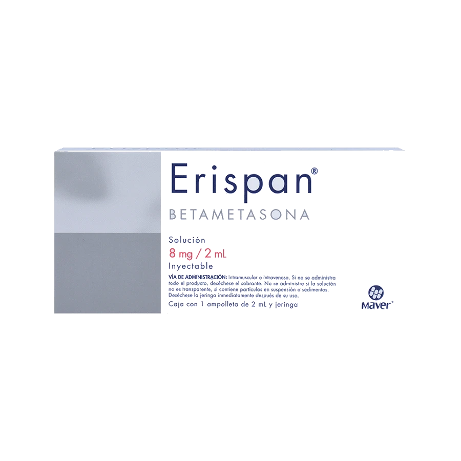 ERISPAN (BETAMETASONA 8MG/2ML) 1AMP SOL