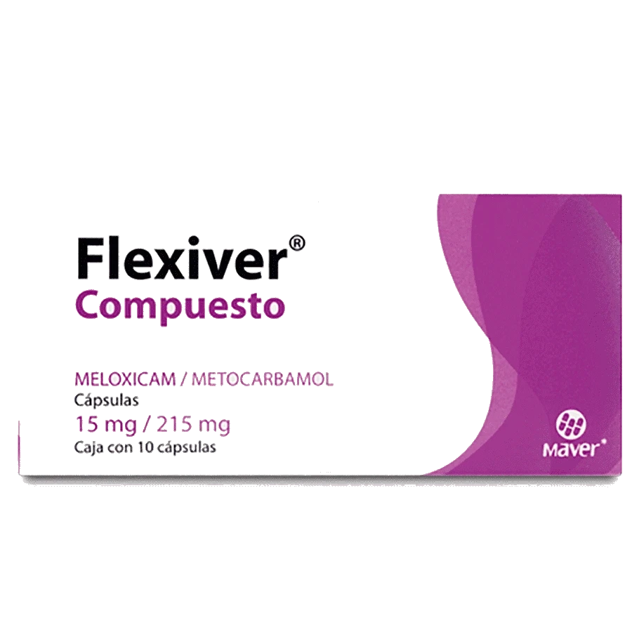 FLEXIVER COMPUESTO 15MG/215MG 10CAPS