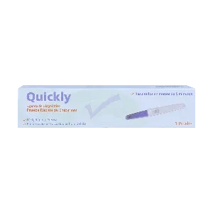 PRUEBA DE EMBARAZO TIPO PLUMA QUICKLY