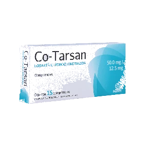 CO-TARSAN 15 COMP 50/12.5 MG