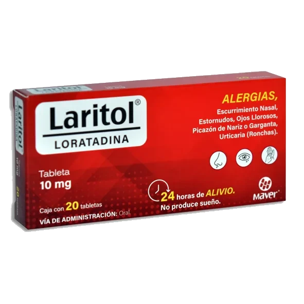 LARITOL 20 TAB 10 MG