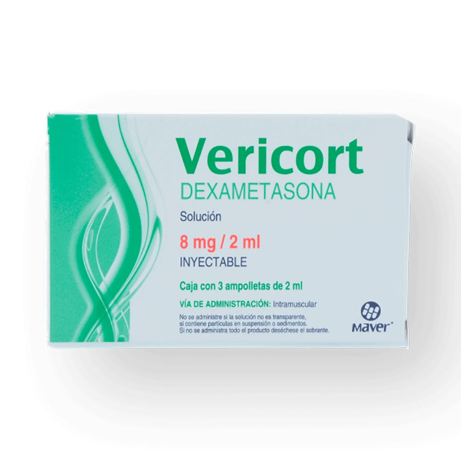 VERICORT (DEXAMETASONA 8MG/2ML) 3AMP SOL