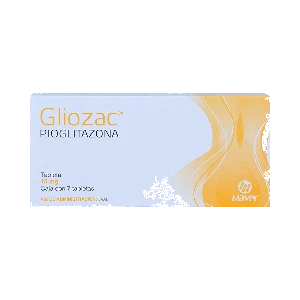GLIOZAC (PIOGLITAZONA 15MG) 7TABS