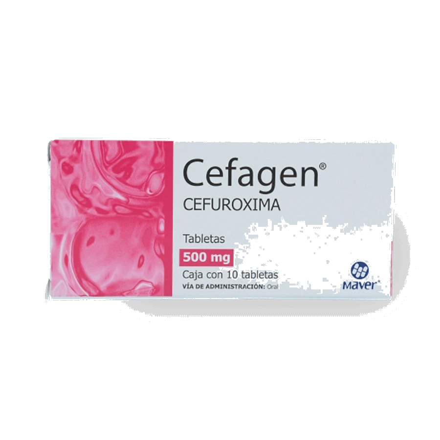 CEFAGEN (CEFUROXIMA 500MG) 10TABS