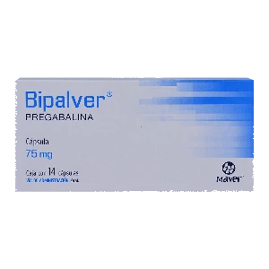 BIPALVER (PREGABALINA 75MG) 14CAPS
