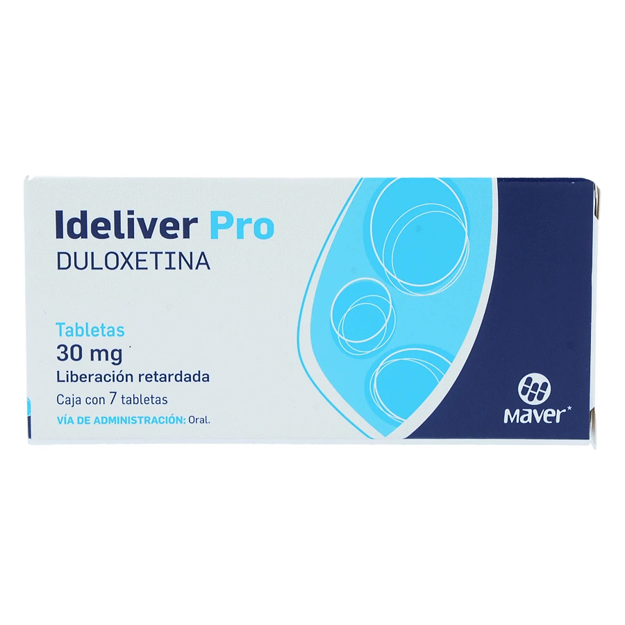 IDELIVER PRO (DULOXETINA 30MG) 7TABS