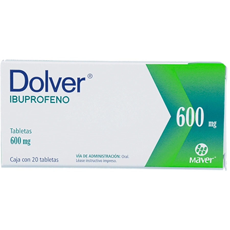DOLVER (IBUPROFENO 600MG) 20TABS