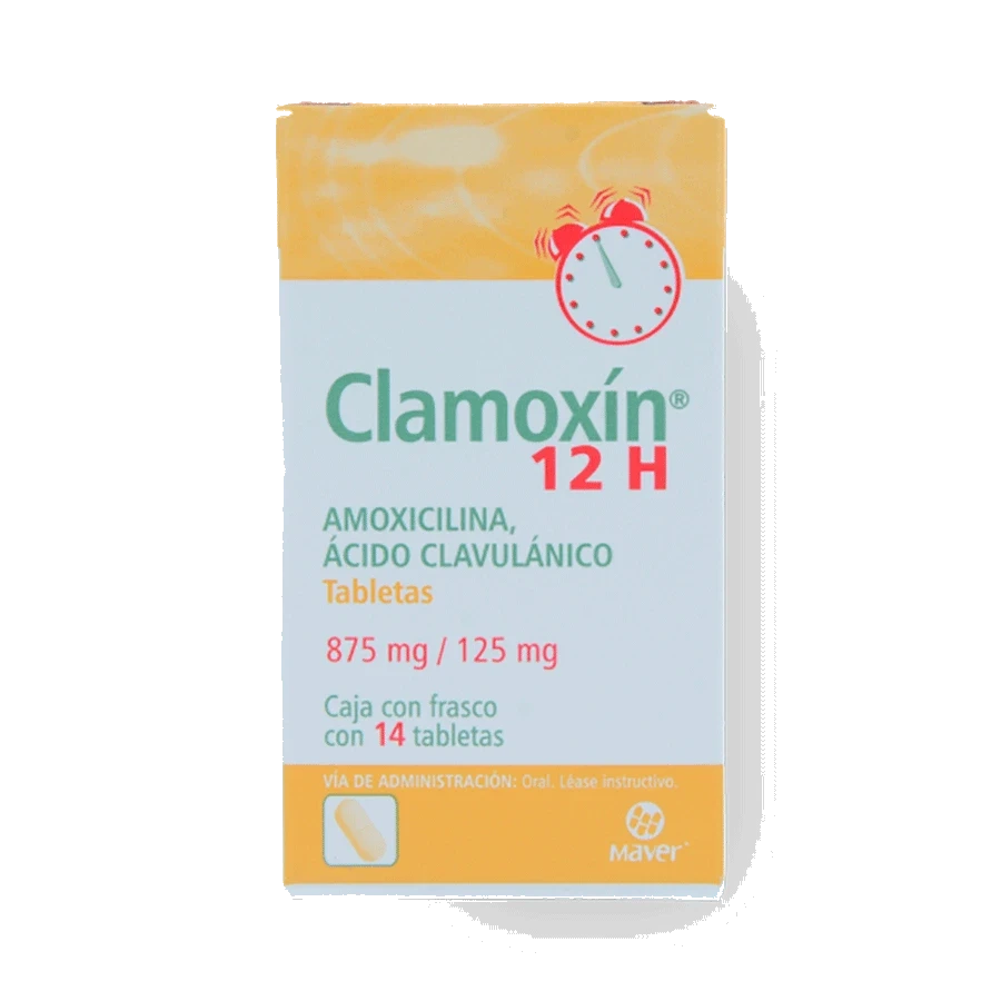 CLAMOXIN 12H 875MG/125MG 14TABS