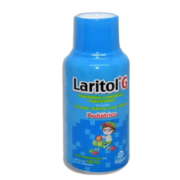 LARITOL G PED (FEN/LORA/PARA) 120ML SOL