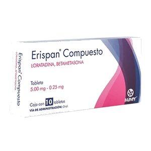 ERISPAN COMPUESTO (LORAT/BETAMET) 10TABS