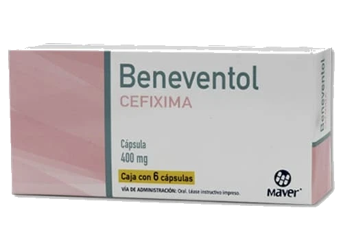 BENEVENTOL (CEFIXIMA) 400 MG 6 CAPS
