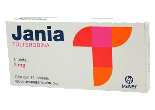 JANIA (TOLTERODINA 2MG) 14TABS