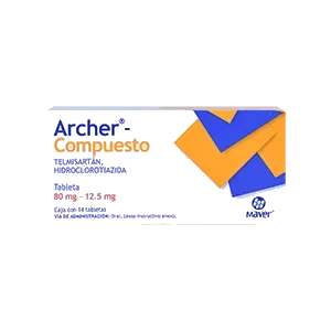 ARCHER-COMPUESTO ( 80MG/12.5MG) 14TABS