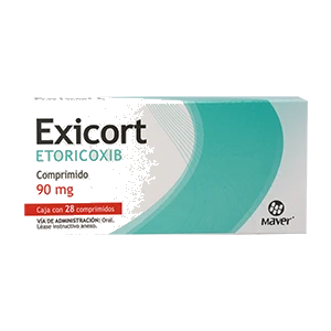 EXICORT (ETORICOXIB 90MG) 28 COMPRIMIDOS