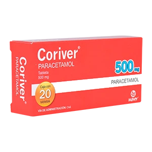 CORIVER (PARACETAMOL 500MG) 20TABS