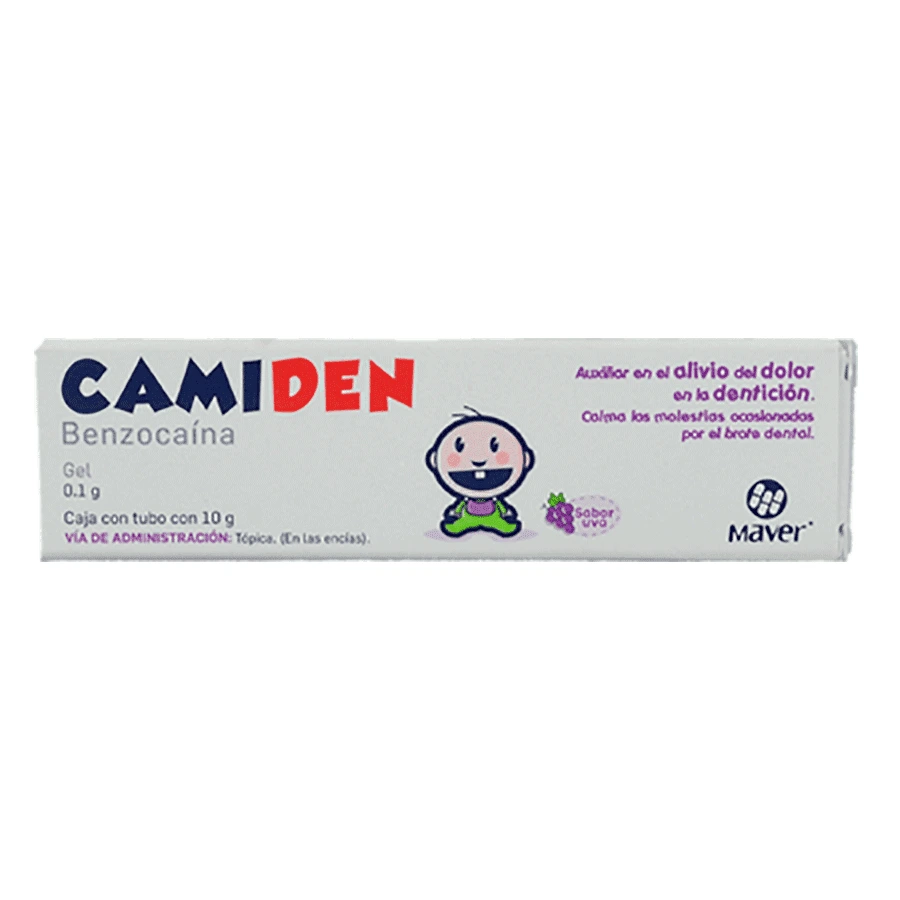 BENZOCAINA 0.1G/1G (CAMIDEN) 10G GEL