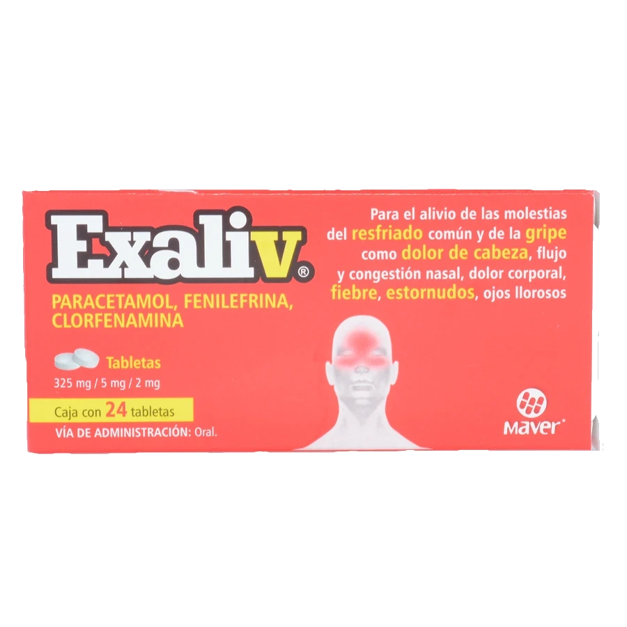EXALIV (CLORFENAMINA COMPUESTA) 24TABS