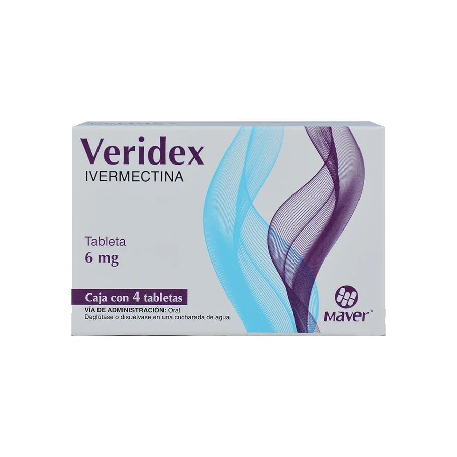 VERIDEX (IVERMECTINA 6MG) 4TABS