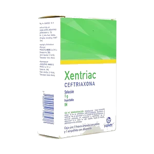 XENTRIAC (CEFTRIAXONA IM 1G) IFCO SOL