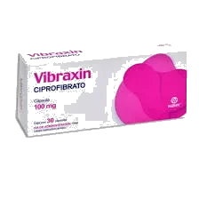 VIBRAXIN (CIPROFIBRATO 100MG) 30CAPS