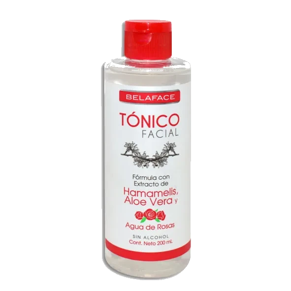 TONICO FACIAL HAMAMELIS, ALOE VERA Y AGUA DE ROSAS